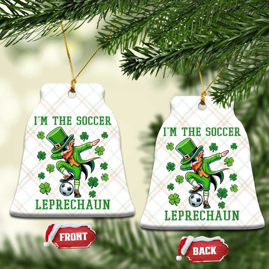 I Am The Soccer Leprechaun Ceramic Ornament Funny Irish Soccer