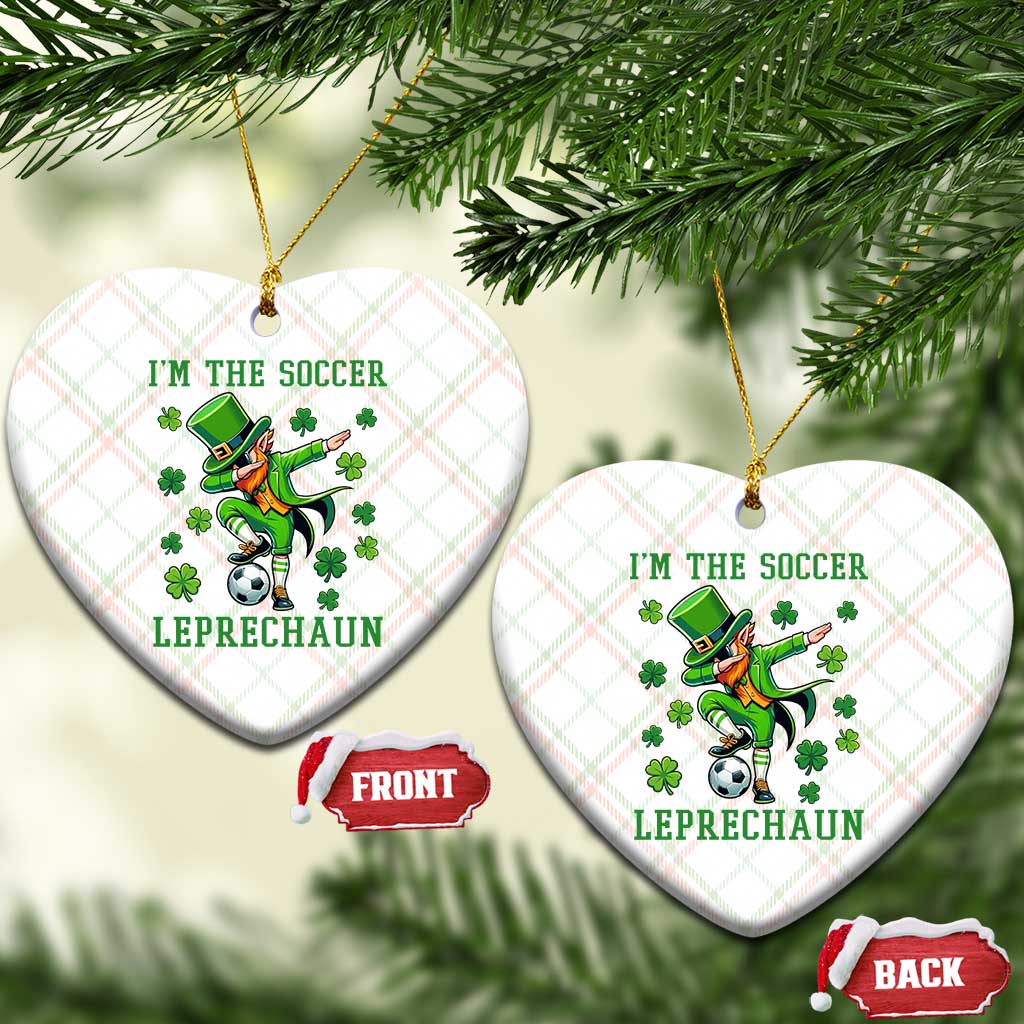 I Am The Soccer Leprechaun Ceramic Ornament Funny Irish Soccer