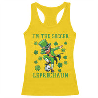 I Am The Soccer Leprechaun Racerback Tank Top Funny Irish Soccer