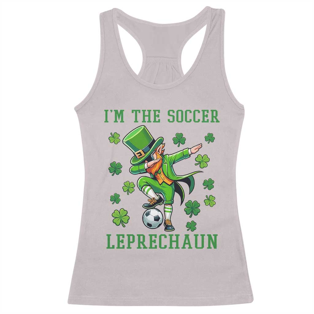 I Am The Soccer Leprechaun Racerback Tank Top Funny Irish Soccer