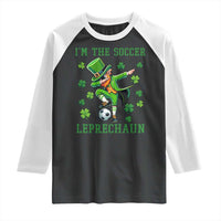I Am The Soccer Leprechaun Raglan Shirt Funny Irish Soccer