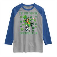 I Am The Soccer Leprechaun Raglan Shirt Funny Irish Soccer