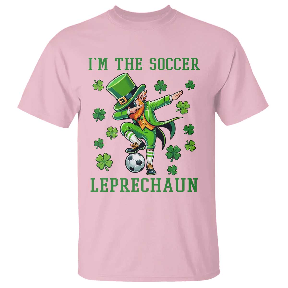 I Am The Soccer Leprechaun T Shirt Funny Irish Soccer