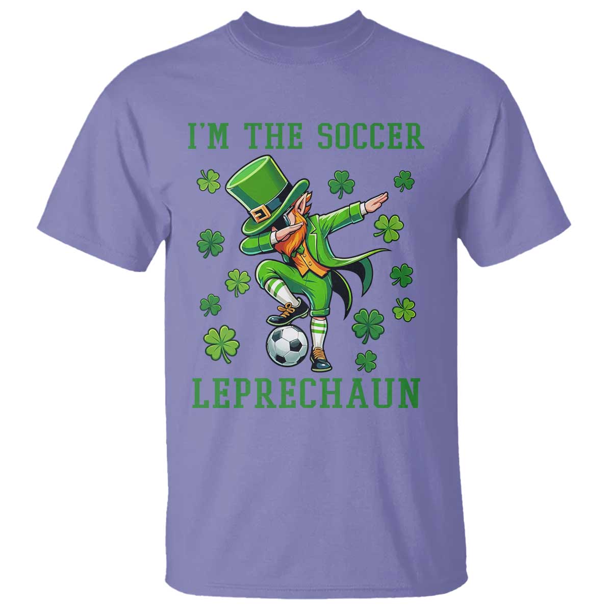 I Am The Soccer Leprechaun T Shirt Funny Irish Soccer