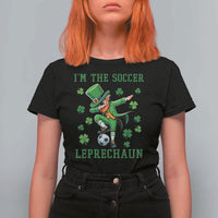 I Am The Soccer Leprechaun T Shirt For Women Funny Irish Soccer