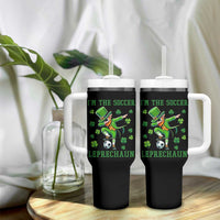 I Am The Soccer Leprechaun Tumbler With Handle Funny Irish Soccer