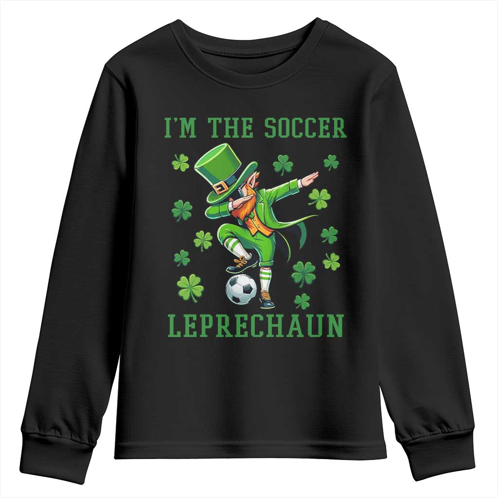 I Am The Soccer Leprechaun Youth Sweatshirt Funny Irish Soccer