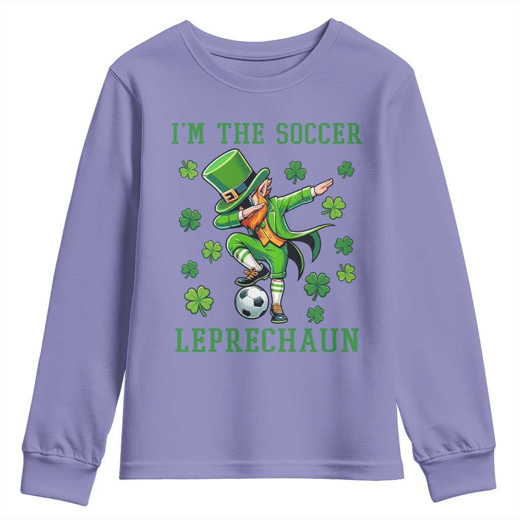 I Am The Soccer Leprechaun Youth Sweatshirt Funny Irish Soccer