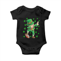 Dabbing Leprechaun Football St Patricks Day Boys Men Sports T-Shirt Baby Onesie