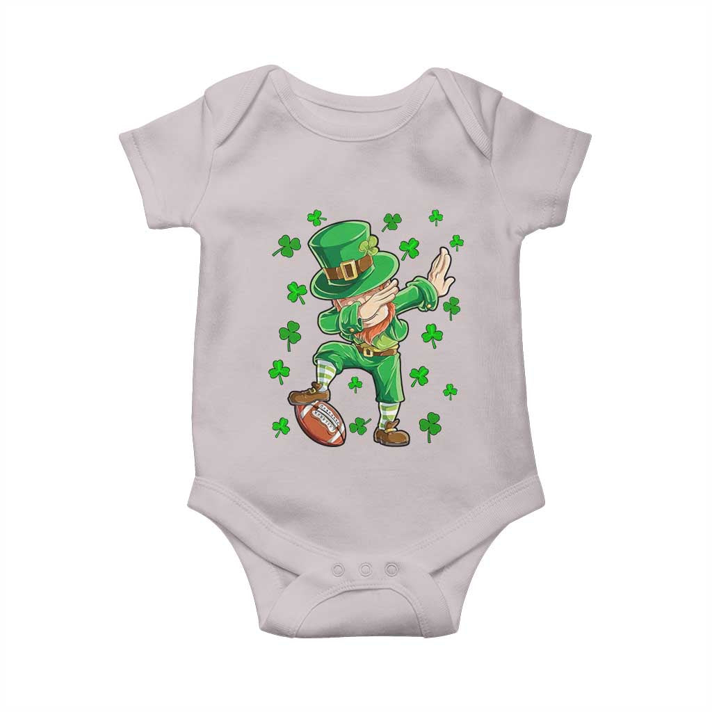 Dabbing Leprechaun Football St Patricks Day Boys Men Sports T-Shirt Baby Onesie