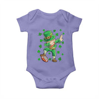 Dabbing Leprechaun Football St Patricks Day Boys Men Sports T-Shirt Baby Onesie