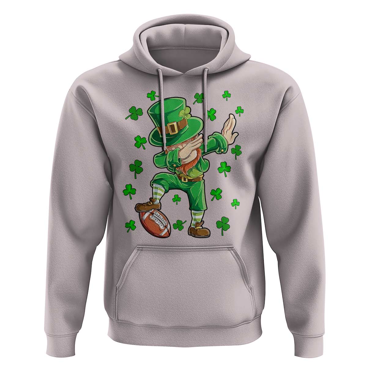 Dabbing Leprechaun Football St Patricks Day Boys Men Sports T-Shirt Hoodie