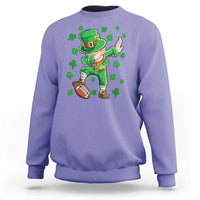 Dabbing Leprechaun Football St Patricks Day Boys Men Sports T-Shirt Sweatshirt