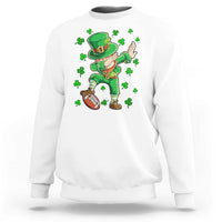Dabbing Leprechaun Football St Patricks Day Boys Men Sports T-Shirt Sweatshirt