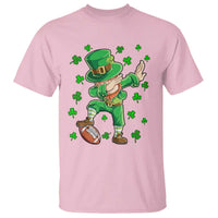 Dabbing Leprechaun Football St Patricks Day Boys Men Sports T-Shirt T Shirt