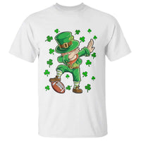 Dabbing Leprechaun Football St Patricks Day Boys Men Sports T-Shirt T Shirt
