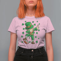 Dabbing Leprechaun Football St Patricks Day Boys Men Sports T-Shirt T Shirt For Women