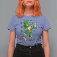Dabbing Leprechaun Football St Patricks Day Boys Men Sports T-Shirt T Shirt For Women