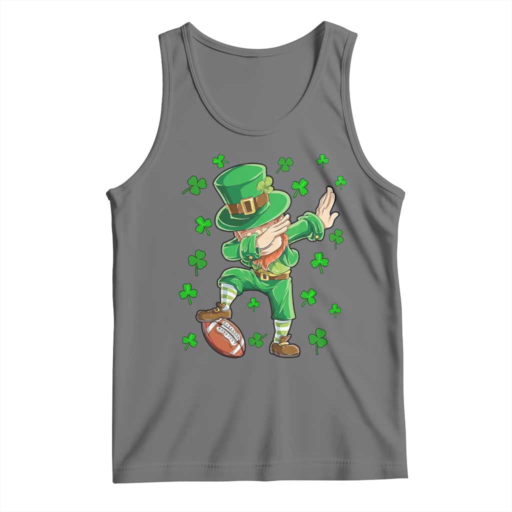 Dabbing Leprechaun Football St Patricks Day Boys Men Sports T-Shirt Tank Top