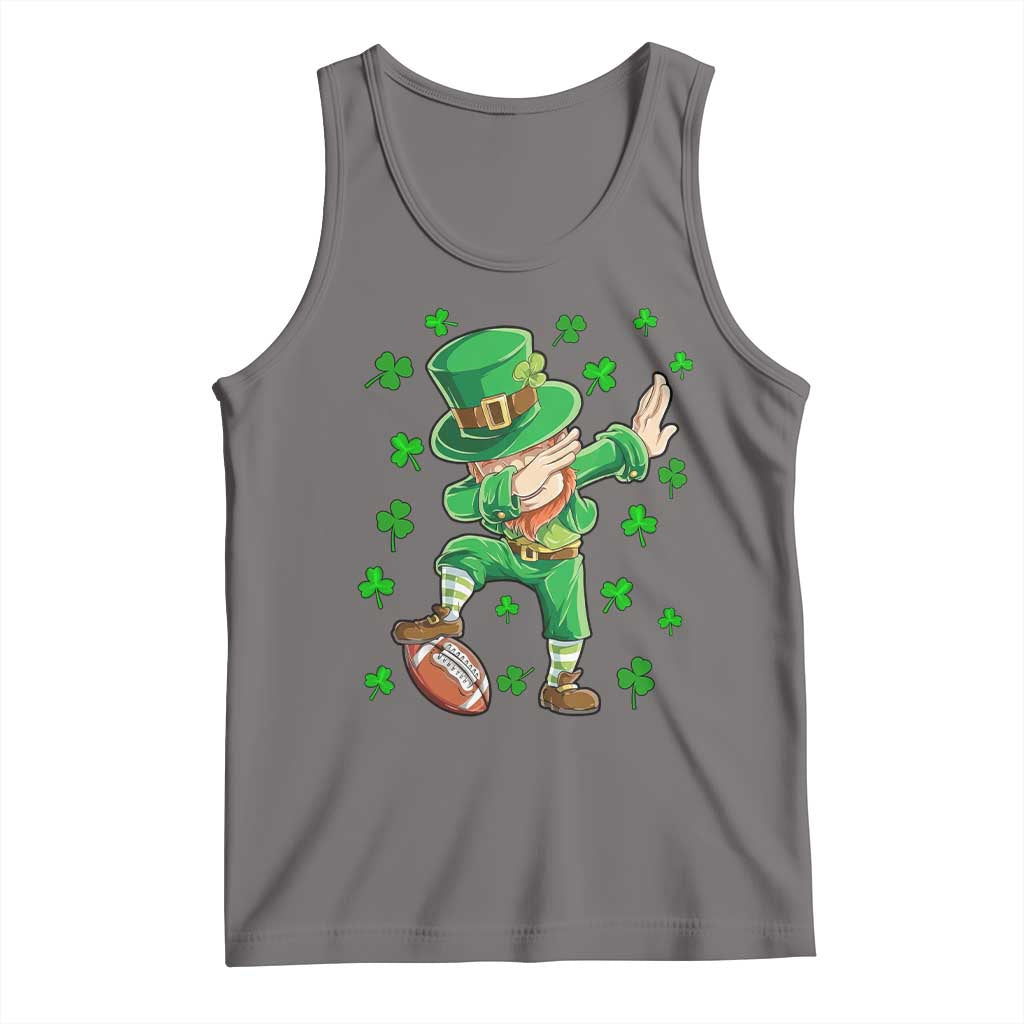 Dabbing Leprechaun Football St Patricks Day Boys Men Sports T-Shirt Tank Top