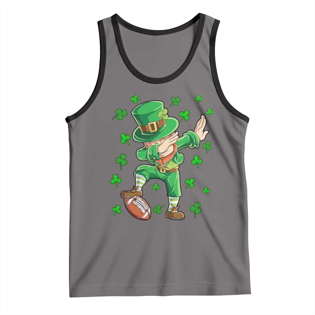 Dabbing Leprechaun Football St Patricks Day Boys Men Sports T-Shirt Tank Top
