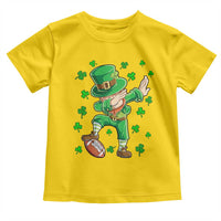 Dabbing Leprechaun Football St Patricks Day Boys Men Sports T-Shirt Toddler T Shirt