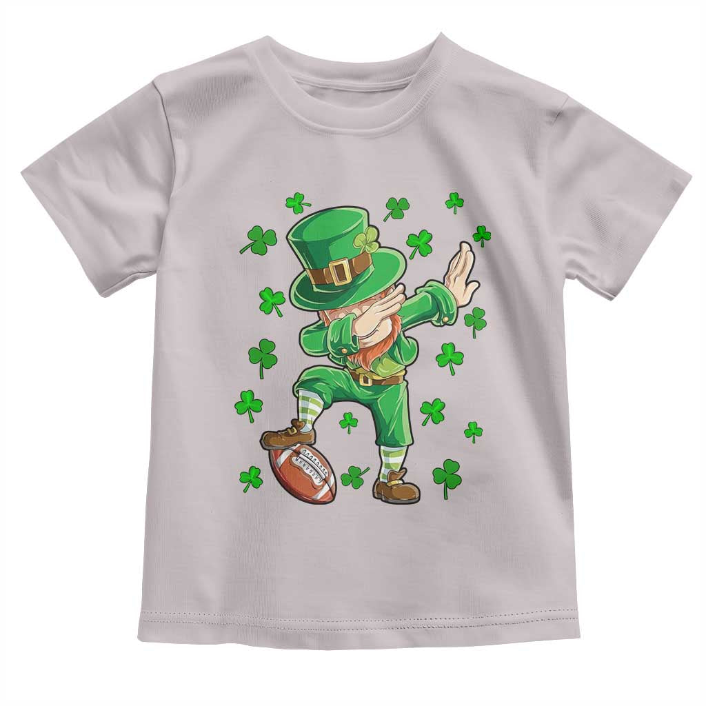 Dabbing Leprechaun Football St Patricks Day Boys Men Sports T-Shirt Toddler T Shirt