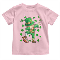 Dabbing Leprechaun Football St Patricks Day Boys Men Sports T-Shirt Toddler T Shirt