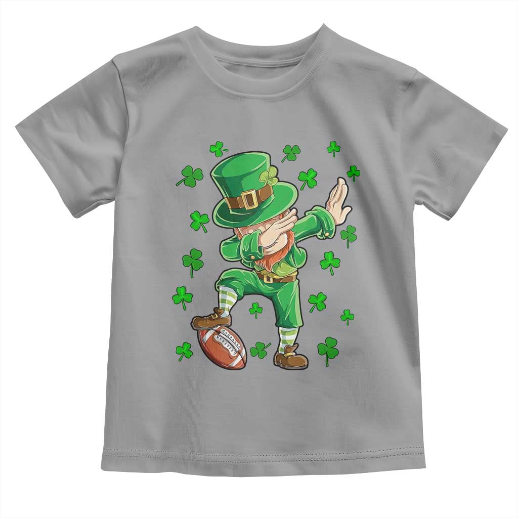 Dabbing Leprechaun Football St Patricks Day Boys Men Sports T-Shirt Toddler T Shirt