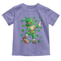 Dabbing Leprechaun Football St Patricks Day Boys Men Sports T-Shirt Toddler T Shirt