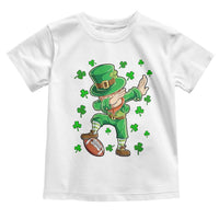 Dabbing Leprechaun Football St Patricks Day Boys Men Sports T-Shirt Toddler T Shirt