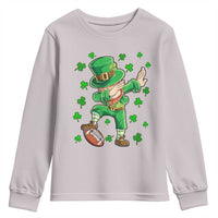 Dabbing Leprechaun Football St Patricks Day Boys Men Sports T-Shirt Youth Sweatshirt