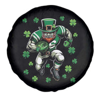 Leprechaun Football Dabbing Pose Spare Tire Cover Lucky Irish Gift