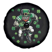 Leprechaun Football Dabbing Pose Spare Tire Cover Lucky Irish Gift