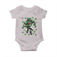 Leprechaun Football Dabbing Pose Baby Onesie Lucky Irish Gift