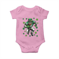 Leprechaun Football Dabbing Pose Baby Onesie Lucky Irish Gift
