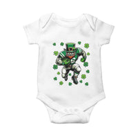 Leprechaun Football Dabbing Pose Baby Onesie Lucky Irish Gift