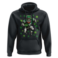 Leprechaun Football Dabbing Pose Hoodie Lucky Irish Gift