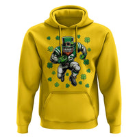 Leprechaun Football Dabbing Pose Hoodie Lucky Irish Gift