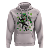 Leprechaun Football Dabbing Pose Hoodie Lucky Irish Gift