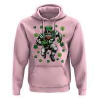 Leprechaun Football Dabbing Pose Hoodie Lucky Irish Gift