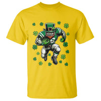 Leprechaun Football Dabbing Pose T Shirt Lucky Irish Gift