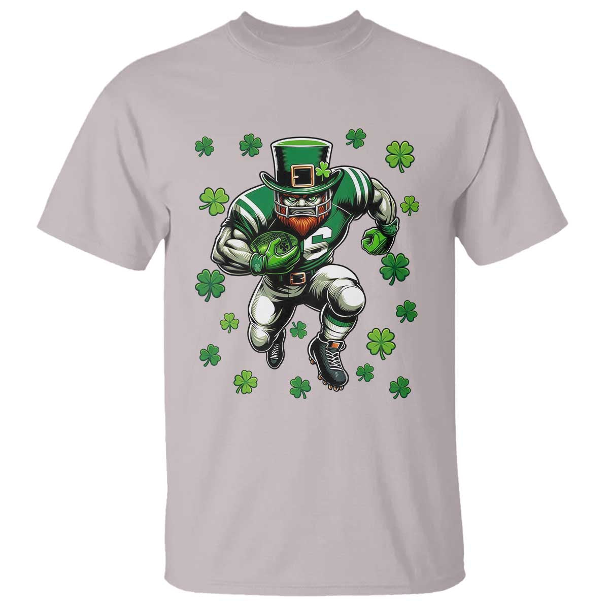 Leprechaun Football Dabbing Pose T Shirt Lucky Irish Gift