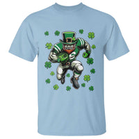 Leprechaun Football Dabbing Pose T Shirt Lucky Irish Gift