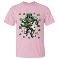 Leprechaun Football Dabbing Pose T Shirt Lucky Irish Gift