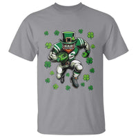 Leprechaun Football Dabbing Pose T Shirt Lucky Irish Gift