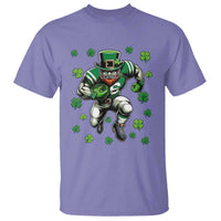 Leprechaun Football Dabbing Pose T Shirt Lucky Irish Gift