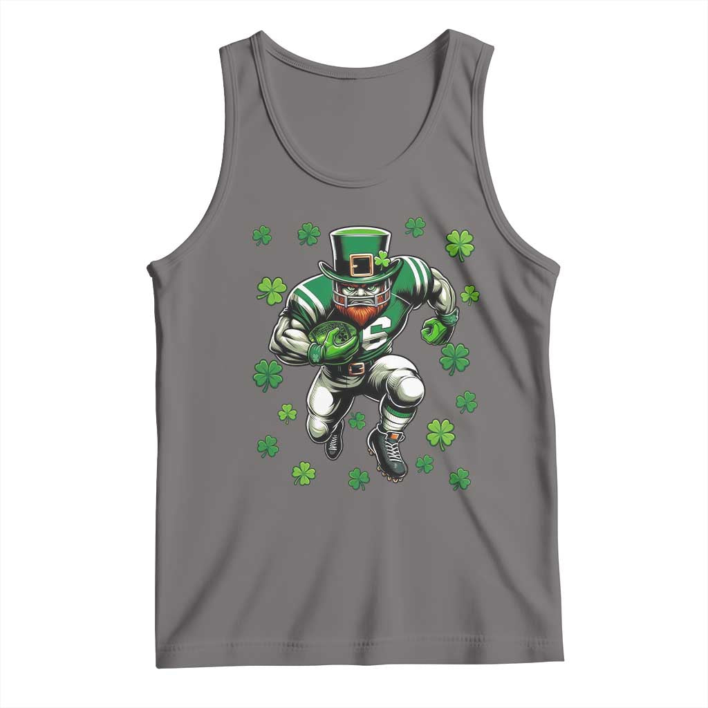 Leprechaun Football Dabbing Pose Tank Top Lucky Irish Gift