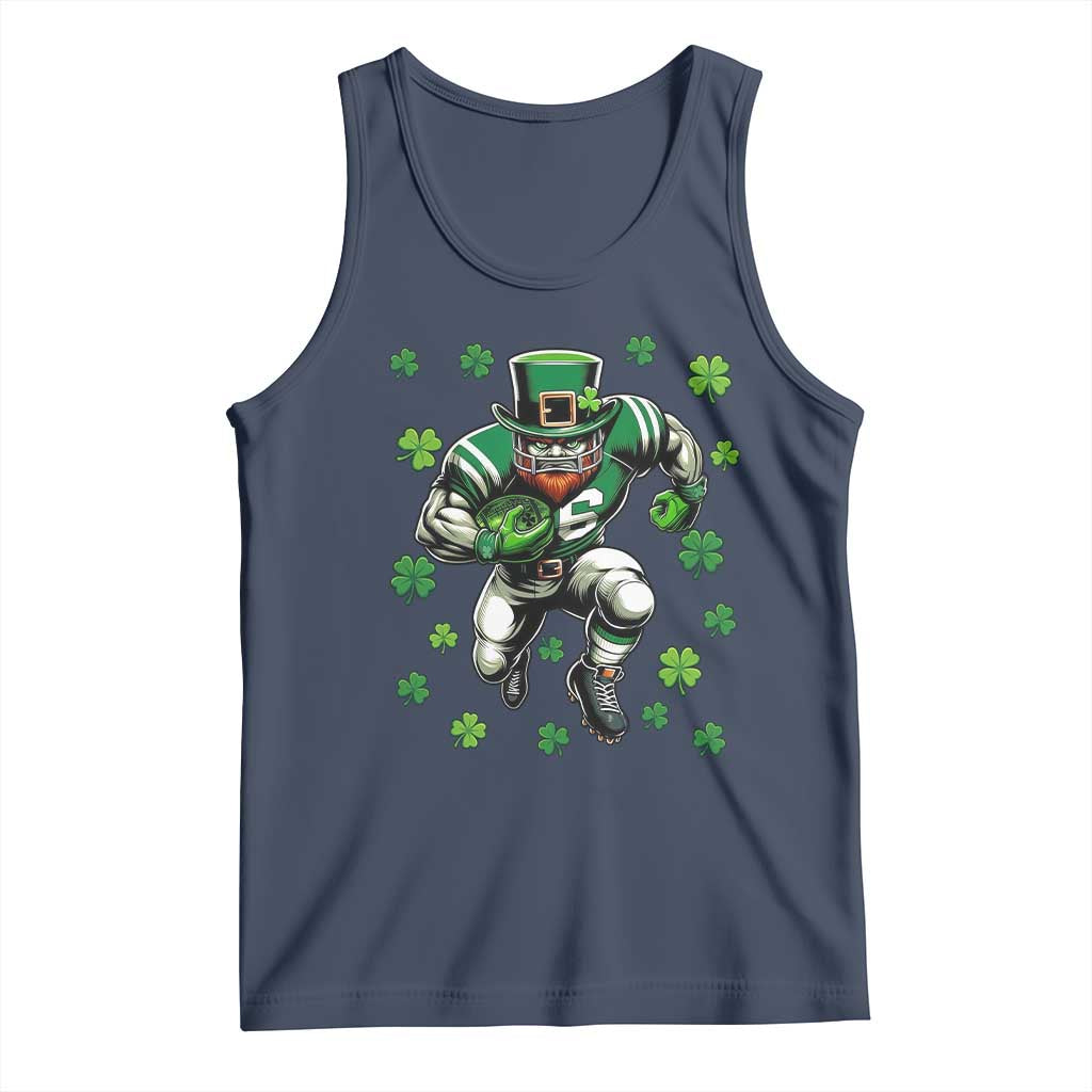 Leprechaun Football Dabbing Pose Tank Top Lucky Irish Gift