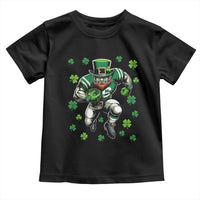Leprechaun Football Dabbing Pose Toddler T Shirt Lucky Irish Gift